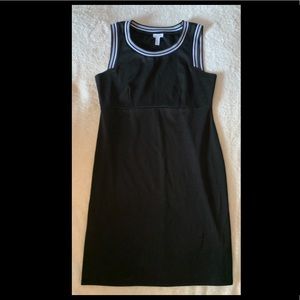 Black and White Maternity Dress